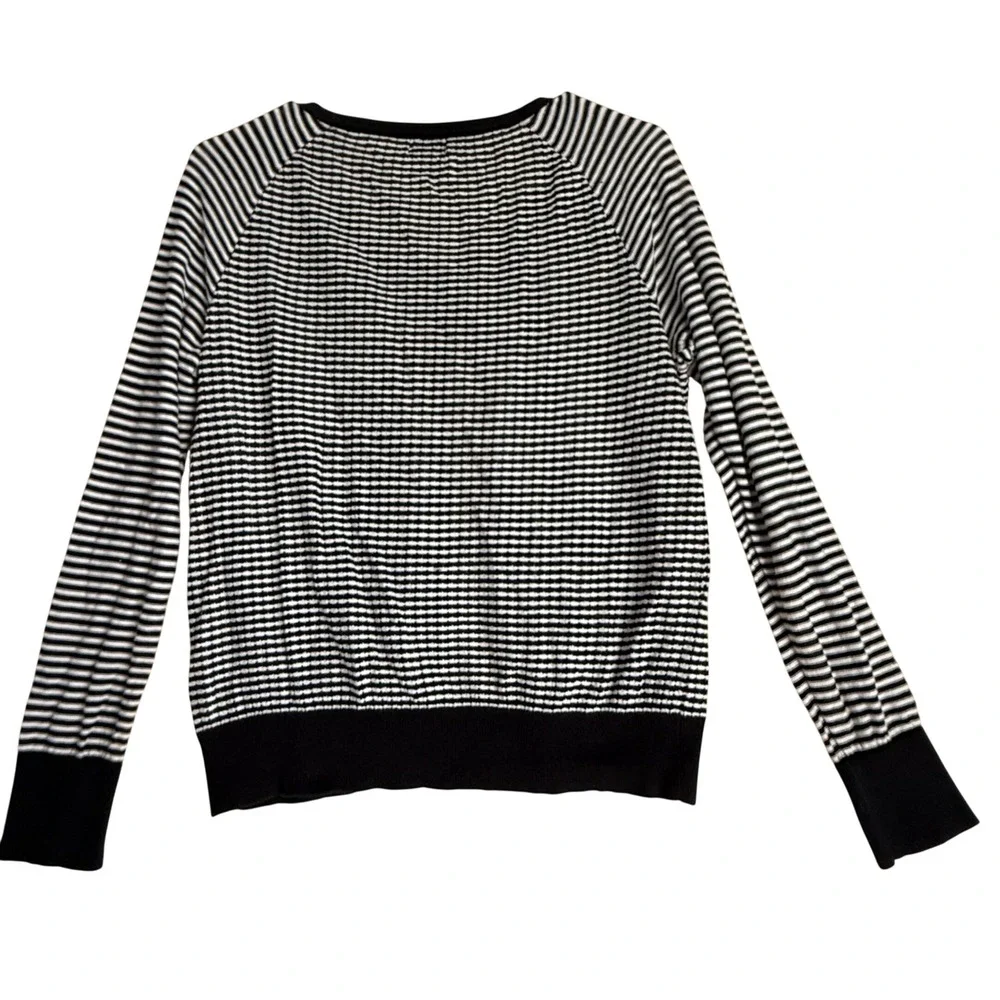 Worthington striped button